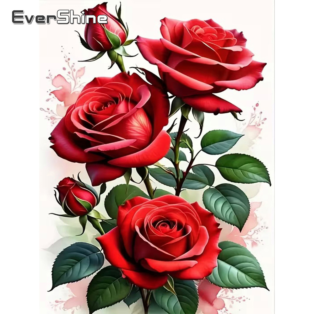 Resin Craft For Beginners - Evershine Diamond Mosaic Flower Cross Stitch