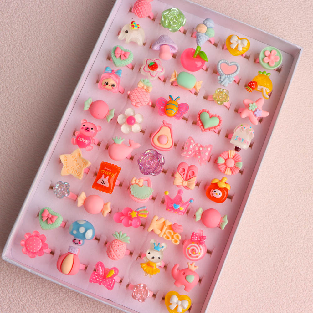 Flower Preservation Resin - 10/20/30/50/100Pcs/Lot Fashion Cartoon Sweet Cute Flower