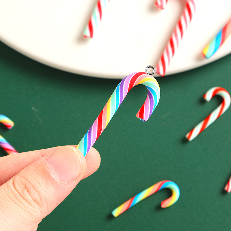 10pcs Cute Clay Christmas Pend - Resin Craft Projects ulasan dan harga