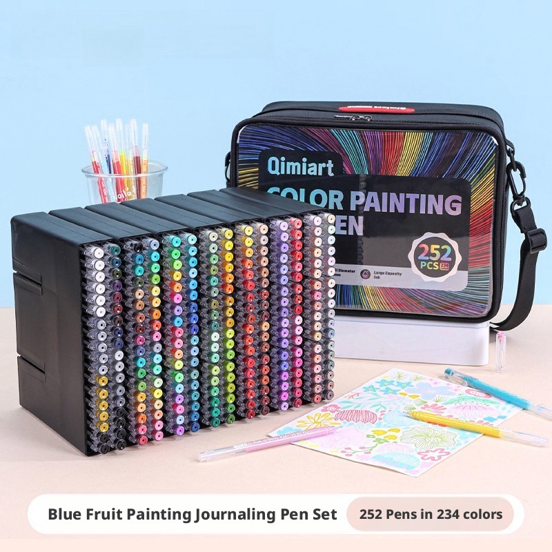 252Pcs 234 Colors Fine Tip Gel - Copic Marker Sketch ulasan dan harga
