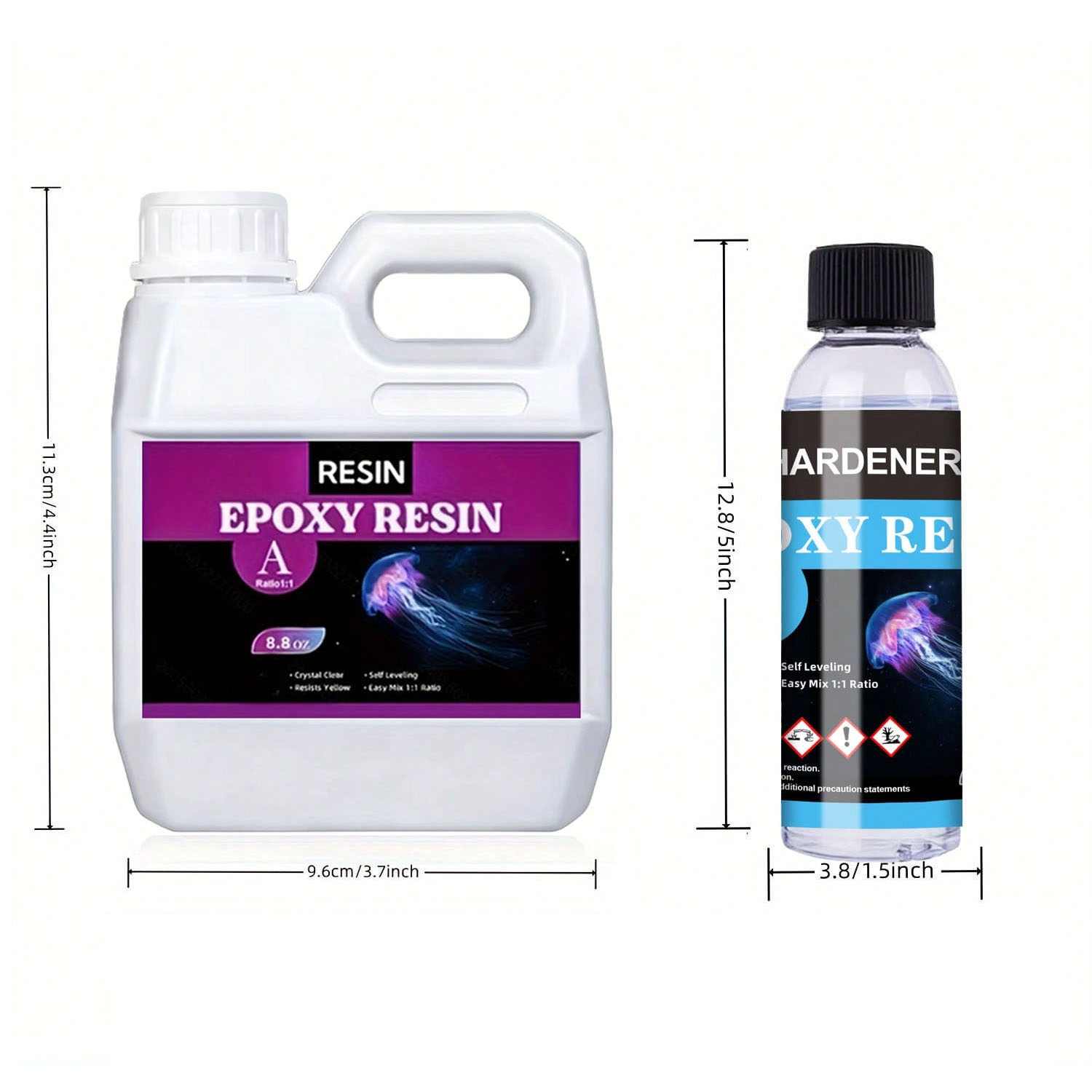 125ml/250ml Crystal Clear Cast - Resin Jewelry Kit ulasan dan harga