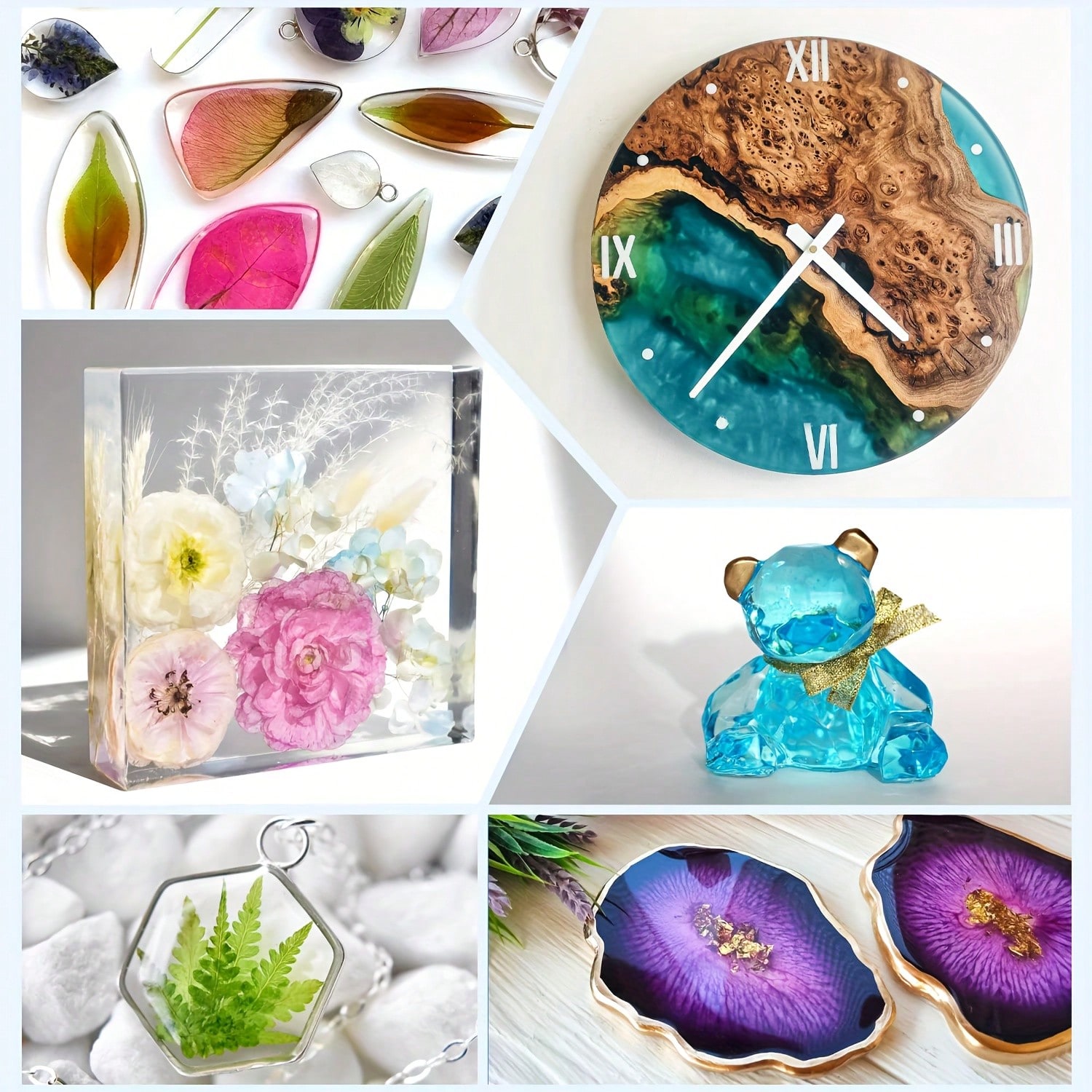 125ml/250ml Crystal Clear Cast - Resin Jewelry Kit ulasan dan harga