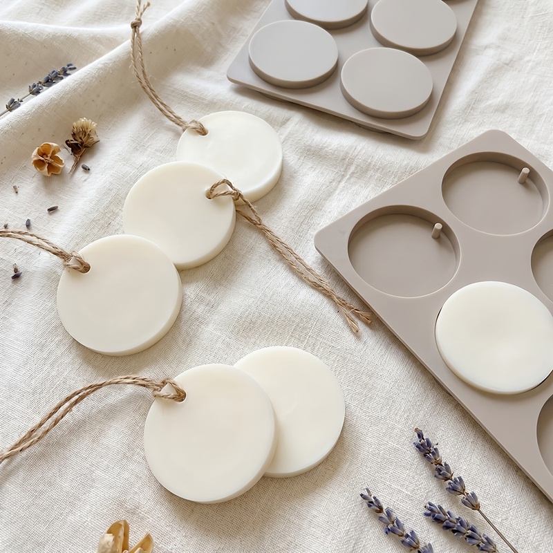 6-Cavity Round Tag Silicone Mo - Resin Craft Ideas ulasan dan harga