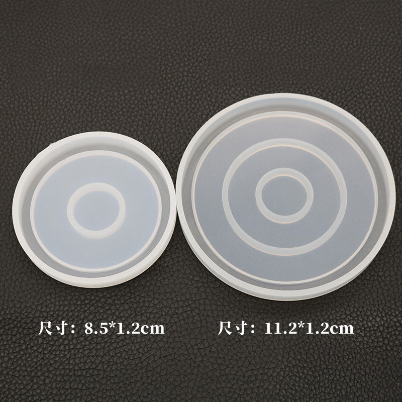 Round Tray Cement Molds Silico - Coaster Mold Round ulasan dan harga