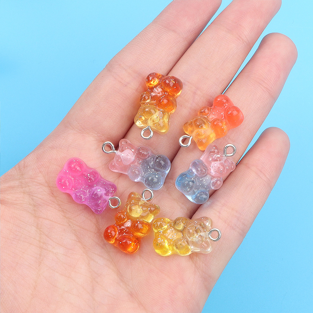DW82 10Pcs Dual Color Resin Be - Resin Craft Projects ulasan dan harga