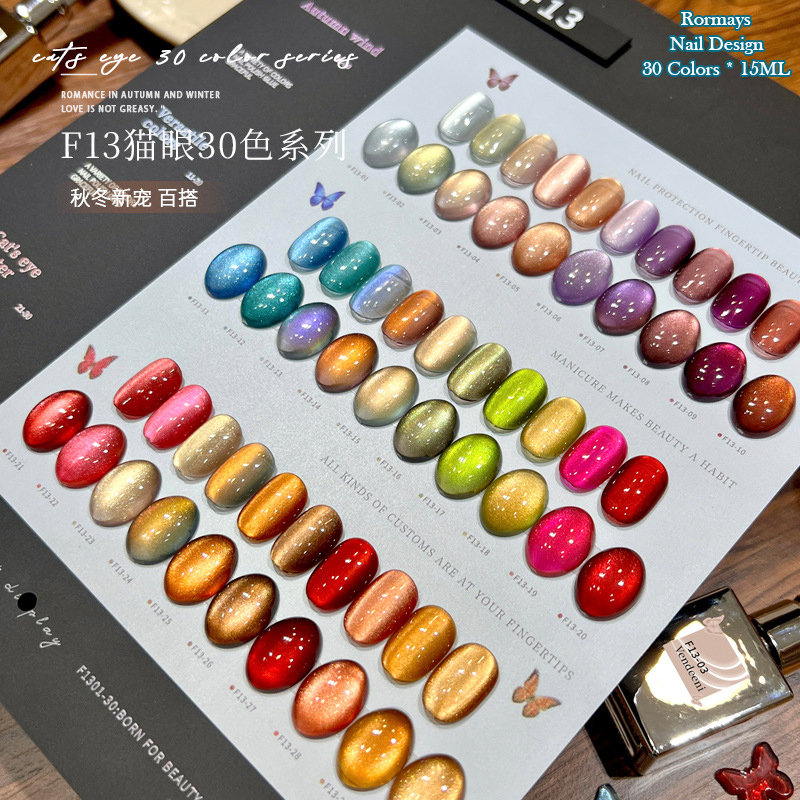 Shiny Glitter Cat Eye Gel Nail - Resin Glitter Pack ulasan dan harga