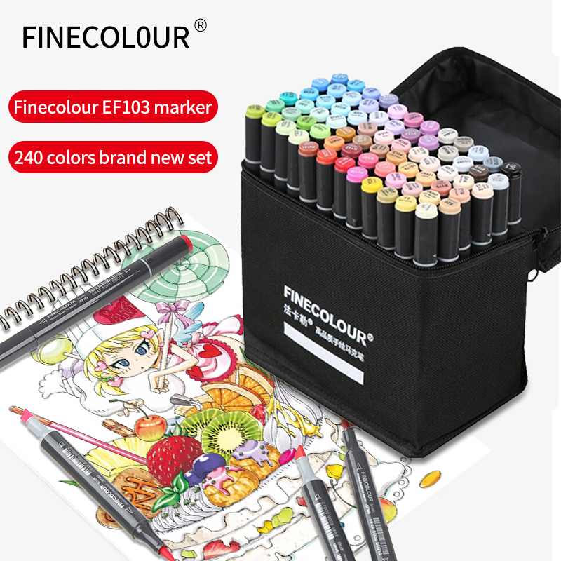 Finecolour EF103 Alcohol Based - Copic Marker Sketch ulasan dan harga