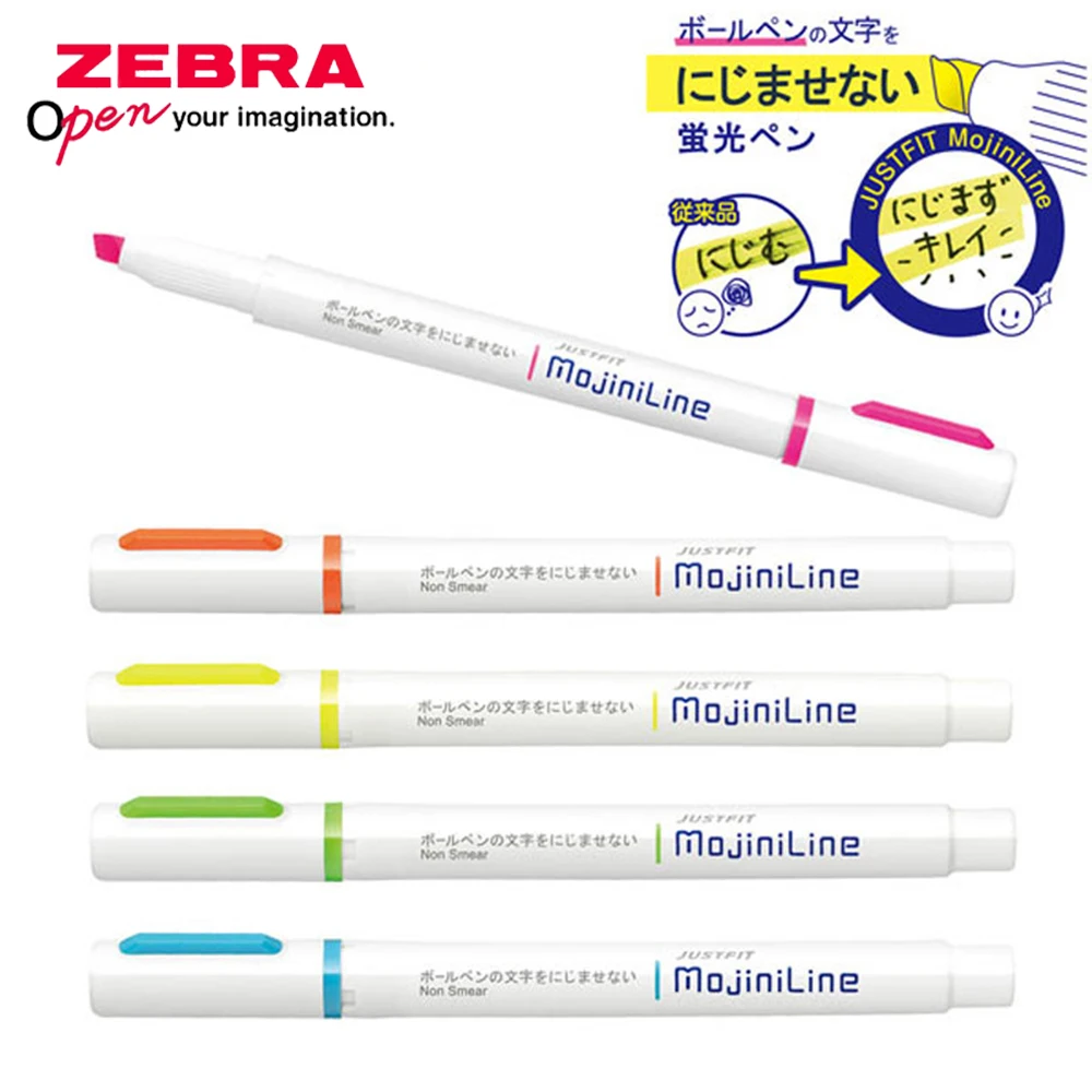4pcs Japan Zebra Highlighter S - Zebra Pen Mildliner ulasan dan harga