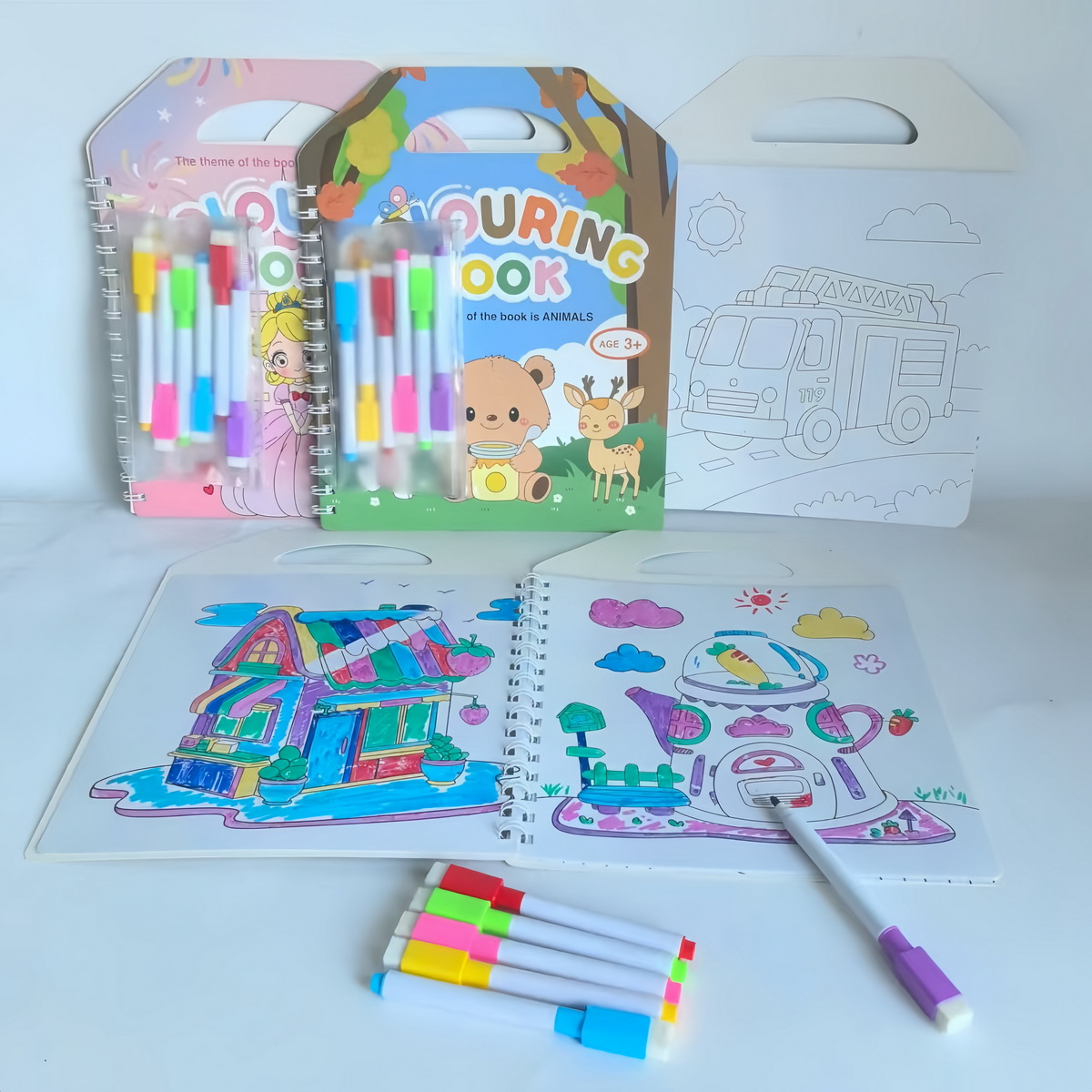 1Set 16Pages Colorbook 1Pcs Pe - Copic Marker Sketch ulasan dan harga