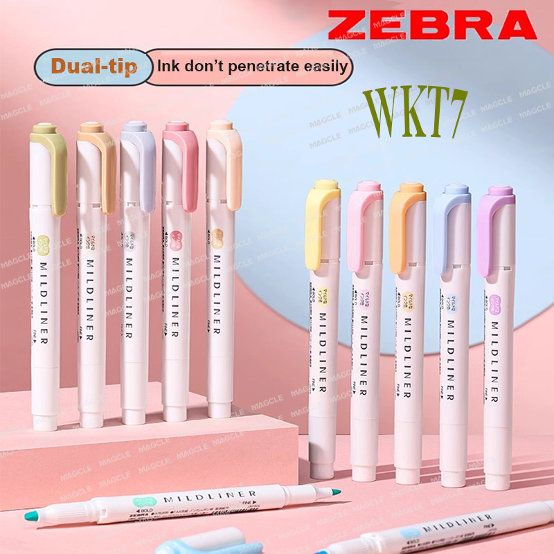 Zebra 1pcs Highlighter Pen WKT - Zebra Pen Mildliner ulasan dan harga