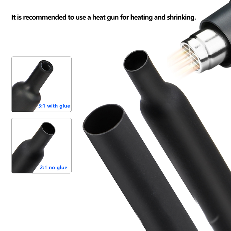 Shrinkage Tubing Kit 73~900pcs - Heat Gun Small ulasan dan harga