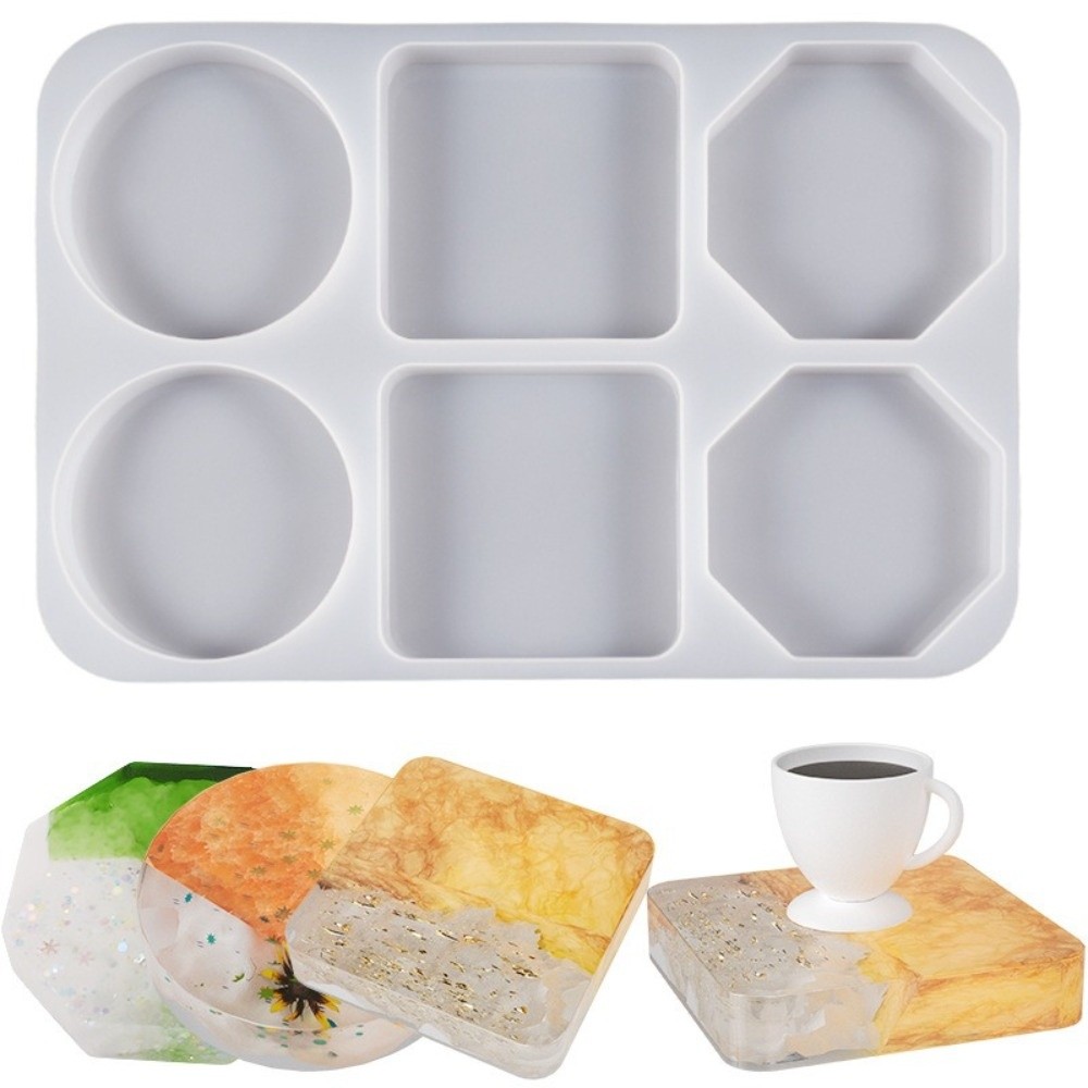 Simple Creative Coasters Silic - Coaster Mold Round ulasan dan harga