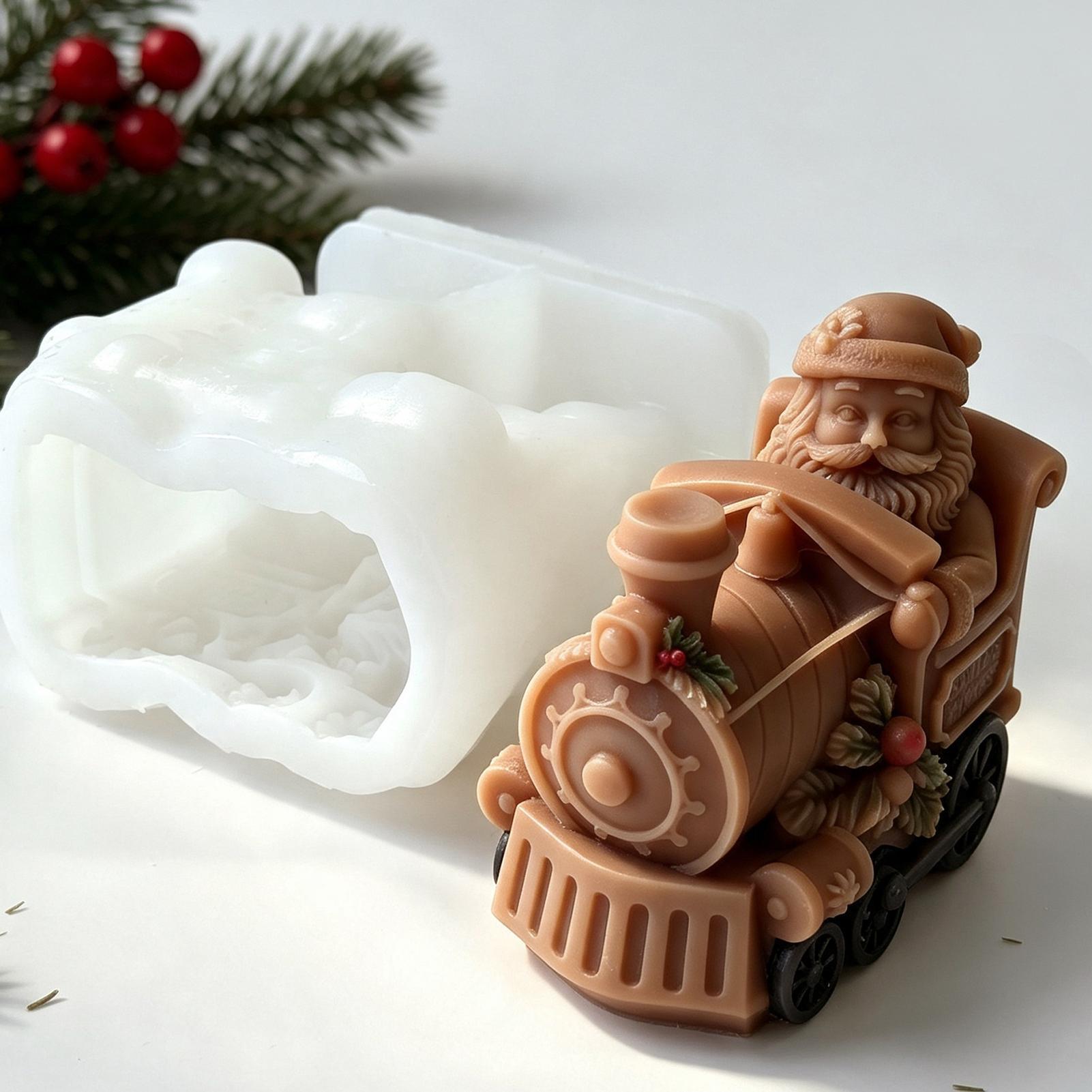 Christmas Candle Mold Train Sh - Resin Craft For Beginners ulasan dan harga