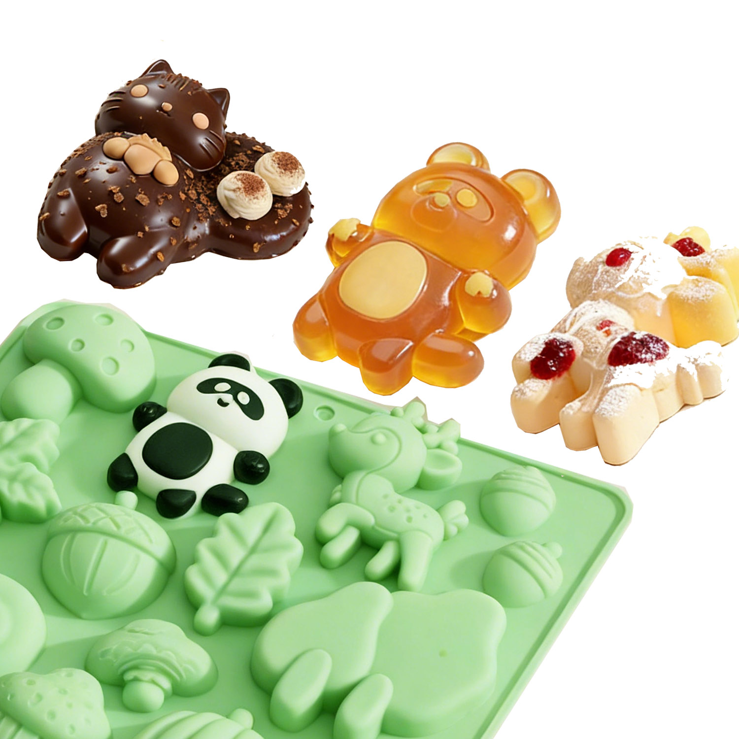 1 Silicone Cake Mold in the Sh - Resin Craft Material ulasan dan harga