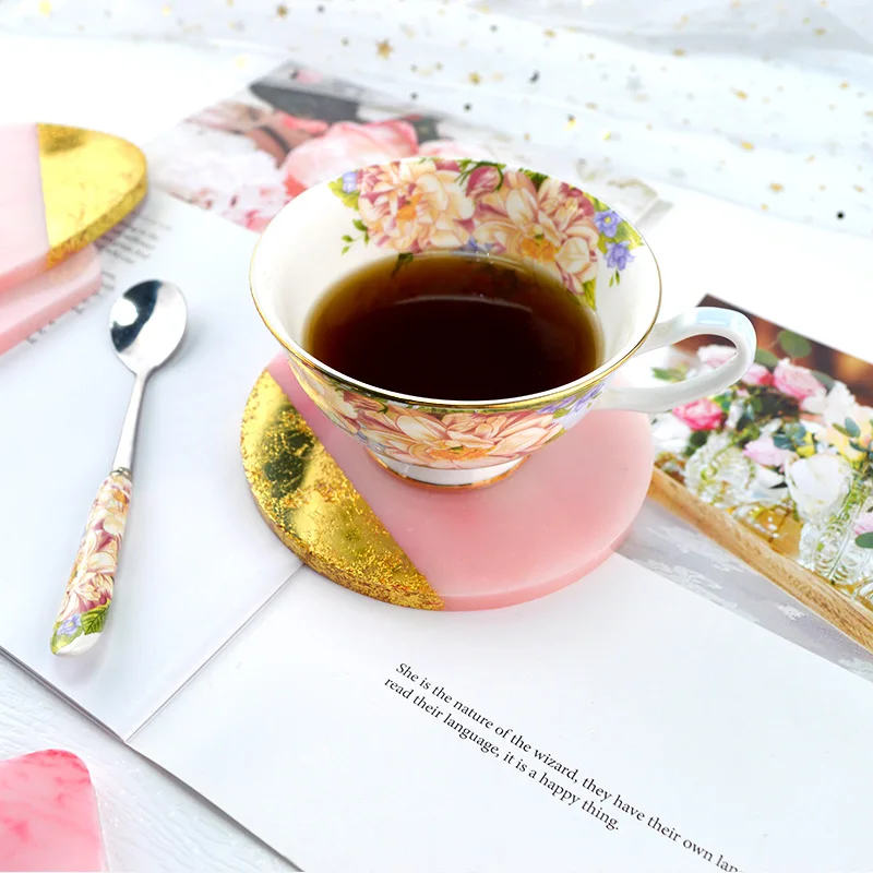 Multi-style Geometric Coaster  - Coaster Mold Round ulasan dan harga