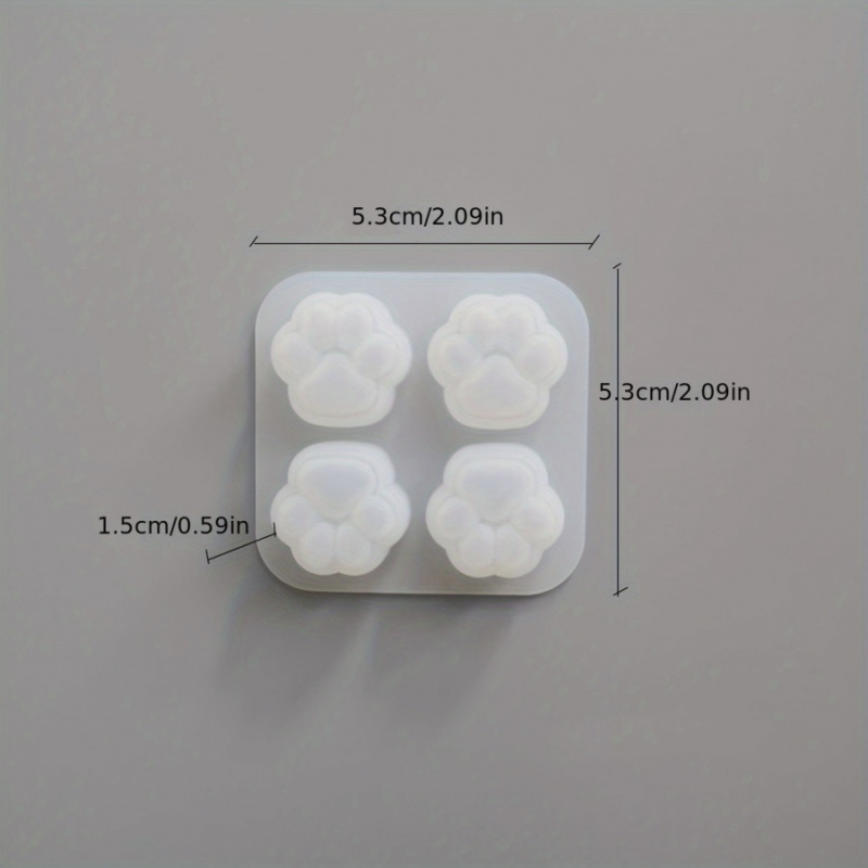 1Cat Paw Pattern Silicone Mold - Resin Craft Ideas ulasan dan harga