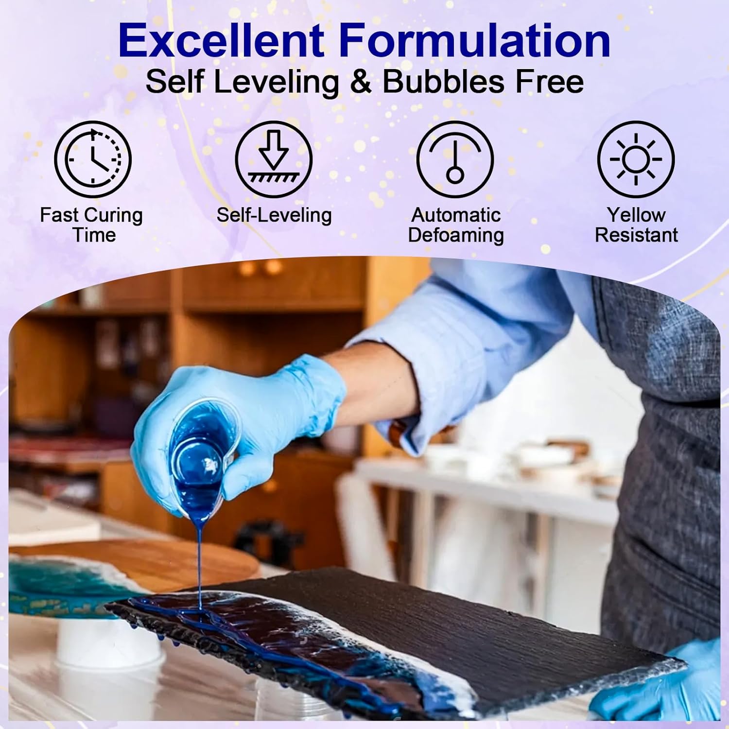 Clear Epoxy Resin AB Glue Hard - Resin Jewelry Kit ulasan dan harga