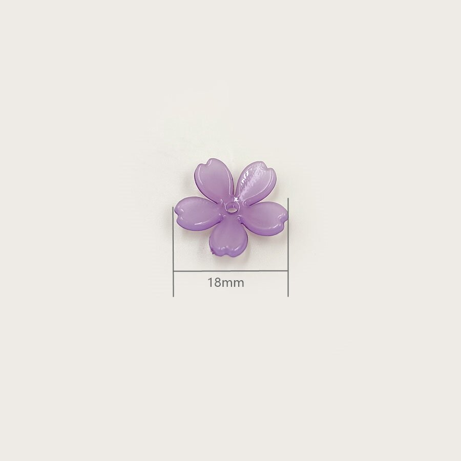 20pcs Resin Sakura Flower Bead - Flower Preservation Resin ulasan dan harga