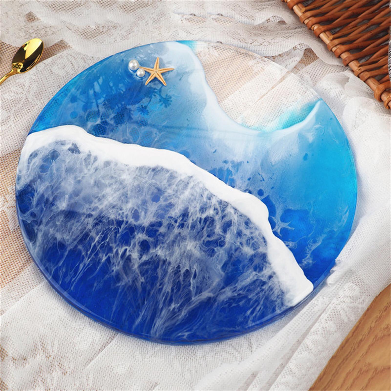 Circle Resin Mold Round Silico - Flower Preservation Resin ulasan dan harga